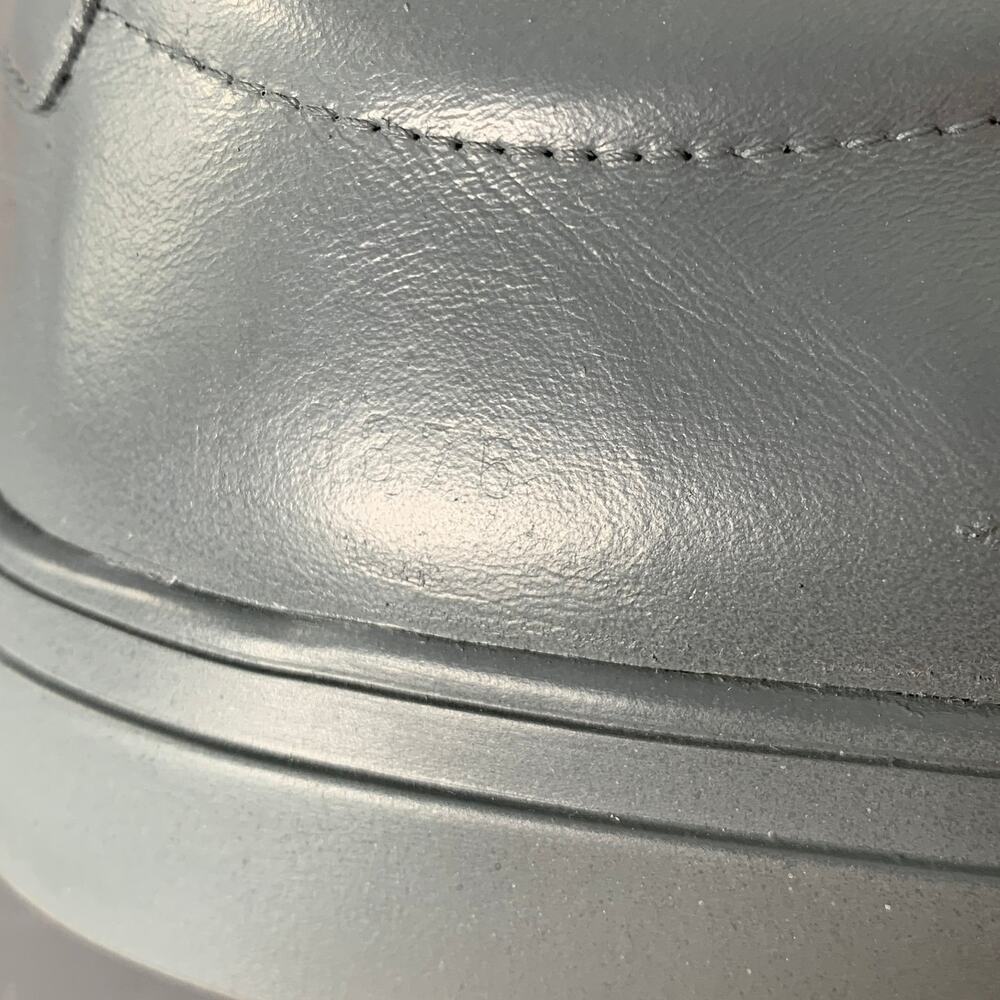 COMMON PROJECTS Size 10 Grey Leather Low Top Sneakers - Picture 10 of 10